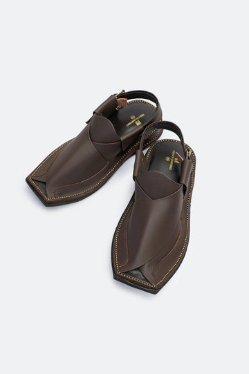 Brown Casual Peshawari Sandal