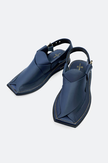 Navy Blue Casual Peshawari Sandal