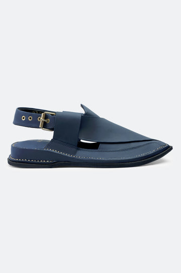 Navy Blue Casual Peshawari Sandal