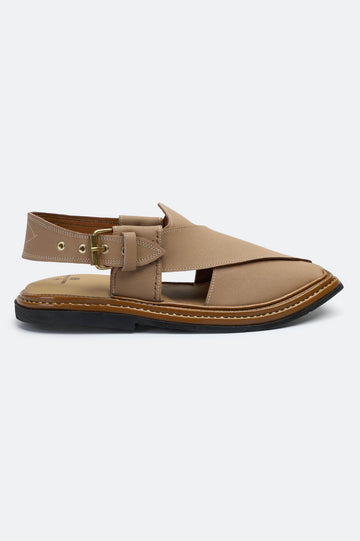 Tan Casual Peshawari Sandal