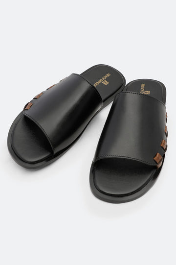 Black Slippers For Men