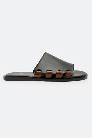 Black Slippers For Men