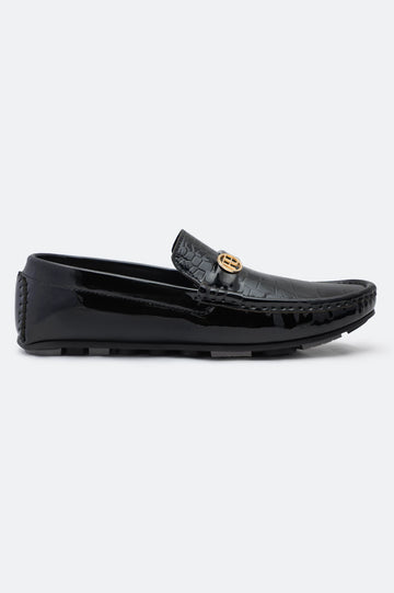 Black Casual Mocassins Shoes