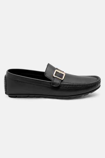 Black Casual Moccassins Shoes