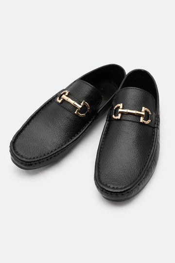 Black Casual Moccassins Shoes