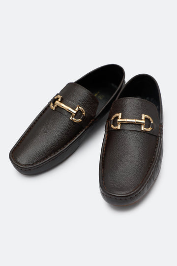Brown Casual Moccassins Shoes