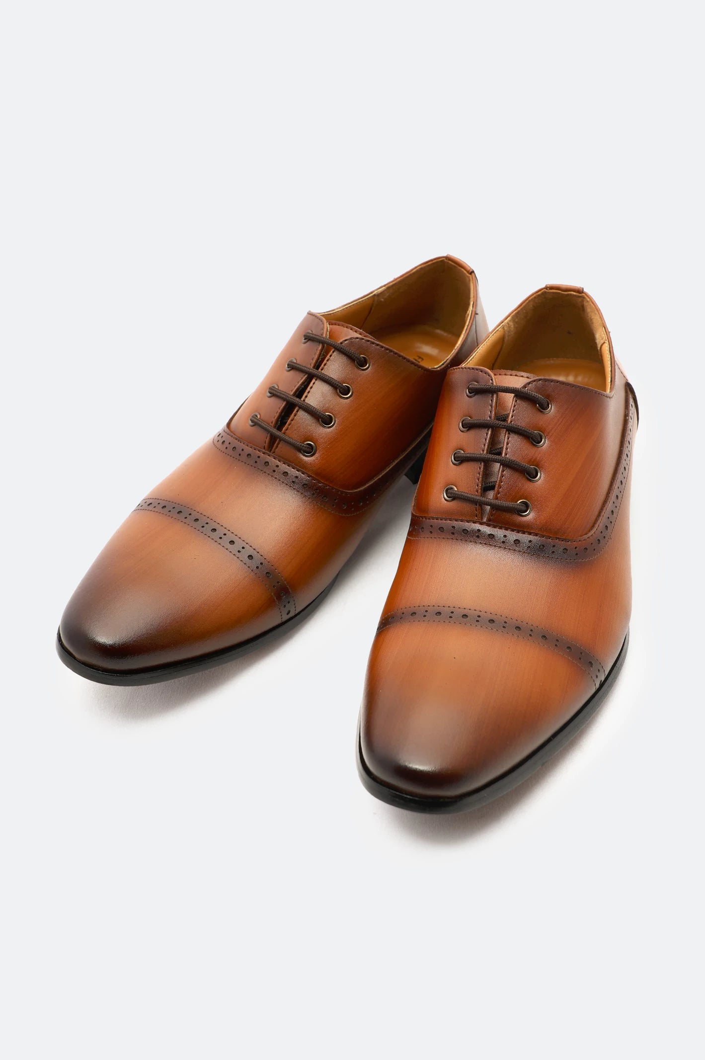 Premium Tan Formal Shoes From Diners