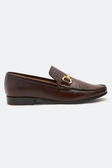 Brown Formal Moccasins Shoes From Diners