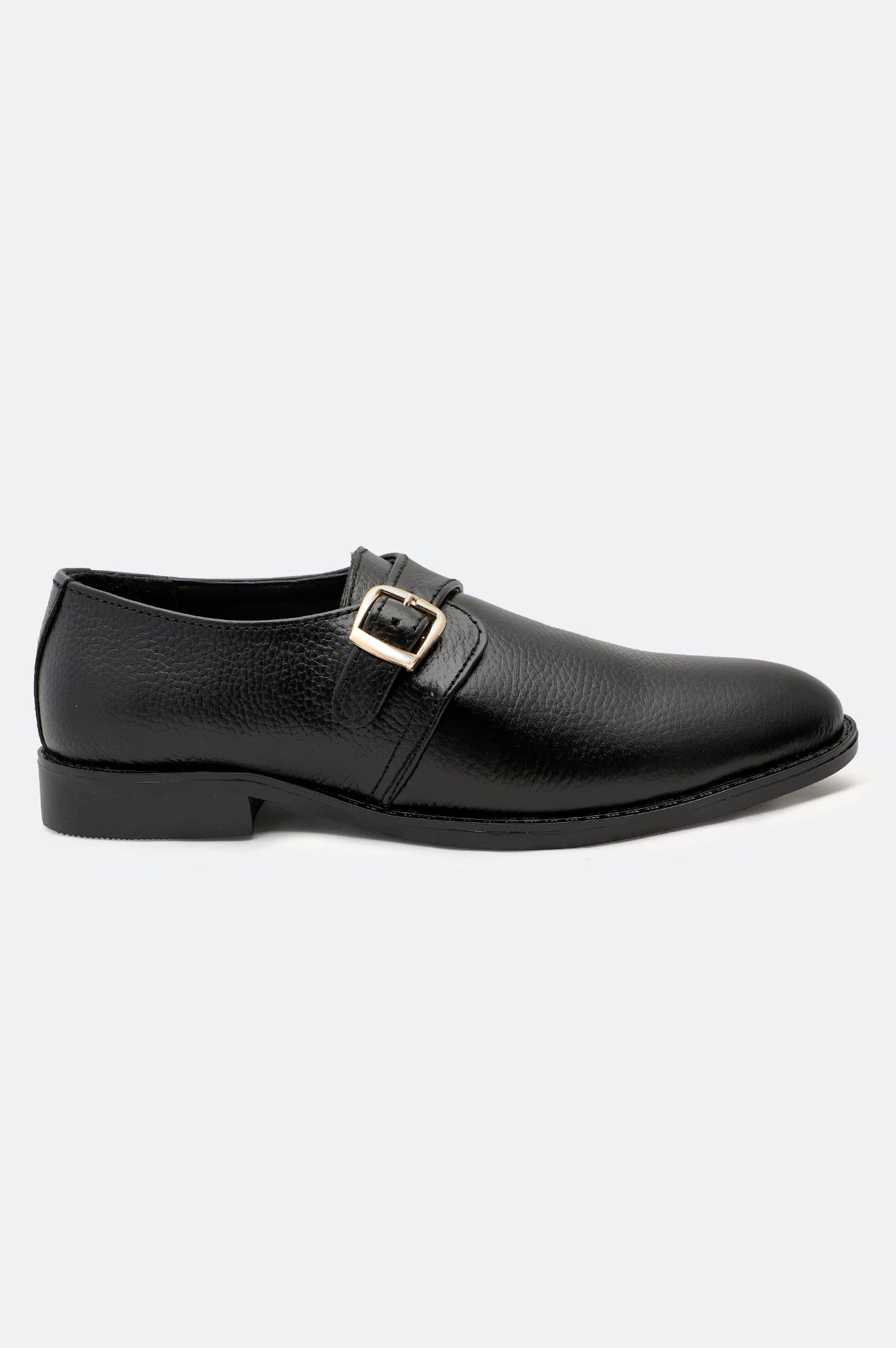 Black Formal Monk Shoes From Diners