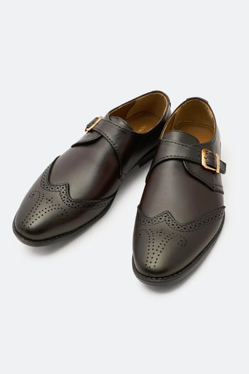 Brown Monk Formal Shoes