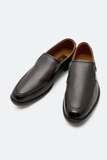 Brown Formal Moccasins Shoes From Diners