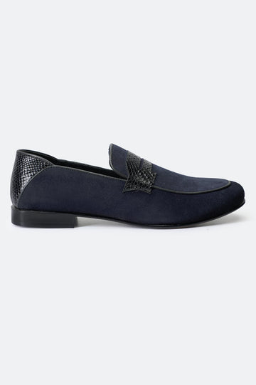 Navy Blue Formal Shoes