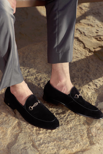 Black Formal Moccassins Shoes