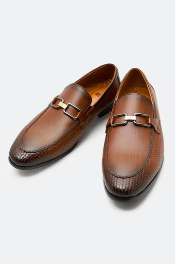 Coffee Men Formal Moccassins