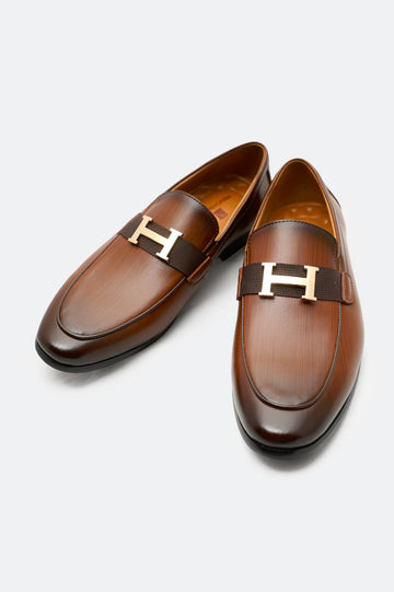 Coffee Men Formal Moccassins