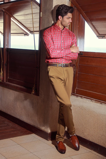 Coffee Men Formal Moccassins