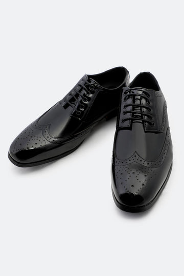 Black Derby Formal Shoes