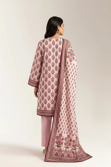 Printed Unstitched 3PC