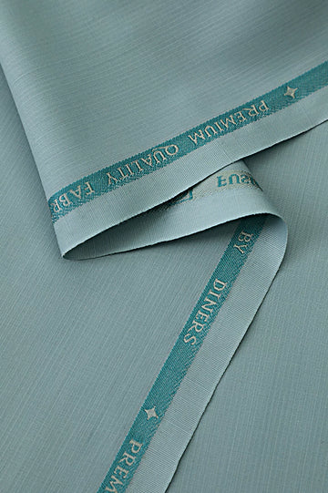 Premium Teal Wash & Wear Unstitched Fabric