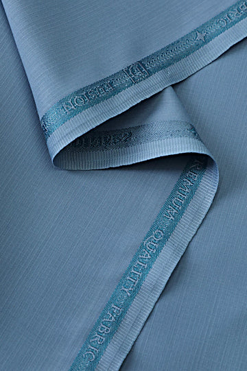Premium Light Blue Wash & Wear Unstitched Fabric