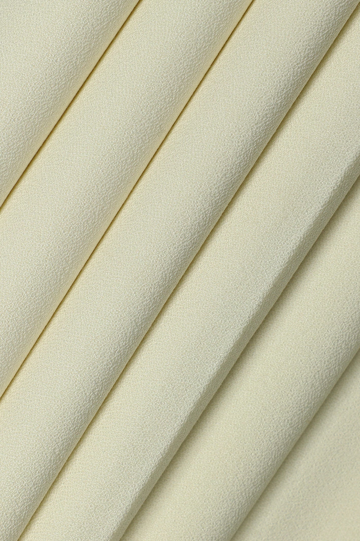 Cream Unstitched Fabric for Men From Diners