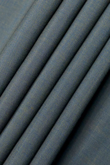 Coffee Green Wash & Wear Unstitched Fabric