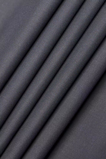 Black Wash & Wear Unstitched Fabric