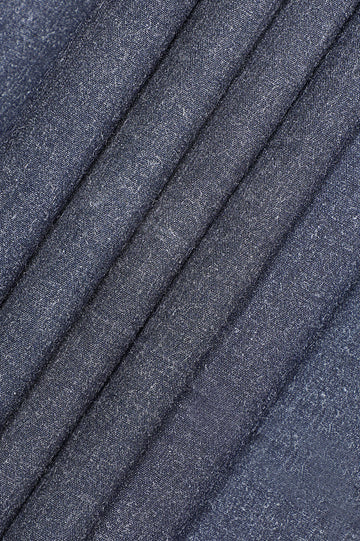 Navy Blue Wash & Wear Fabric