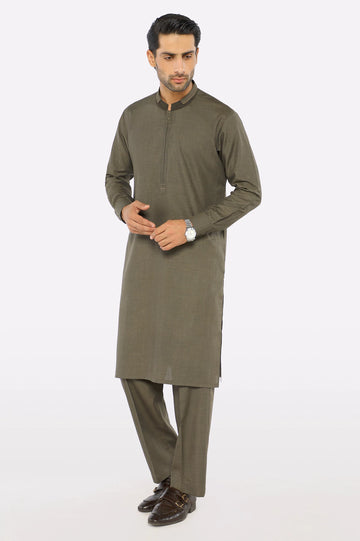 Brown Wash & Wear Fabric