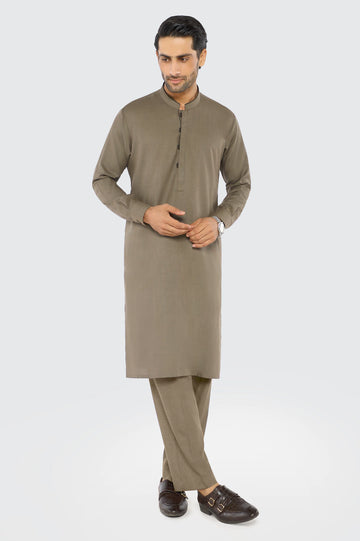 Light Brown Wash & Wear Fabric