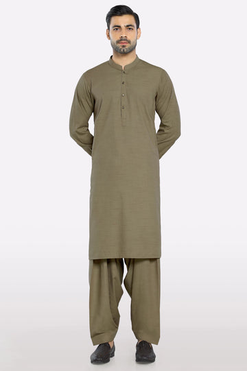 Green Wash & Wear Fabric