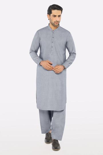 Light Grey Wash & Wear Fabric