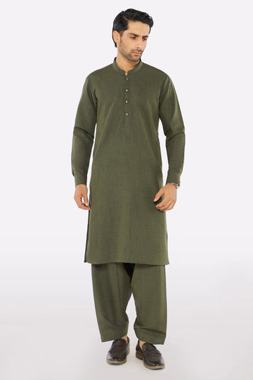 Medium Green Wash & Wear Fabric