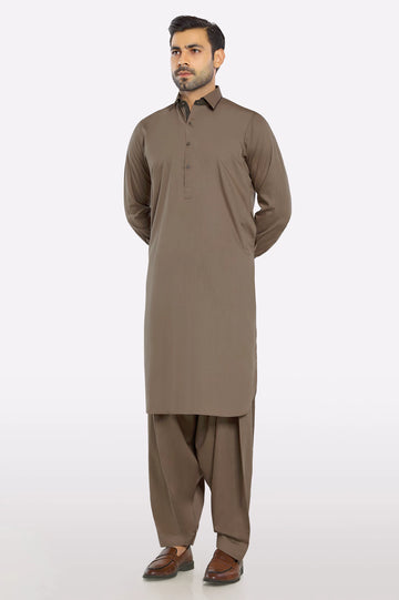 Beige Wash & Wear Fabric