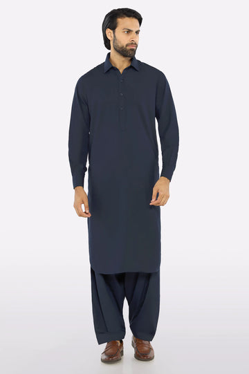 Navy Blue Cotton Fabric