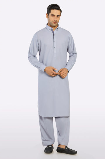 Light Blue Wash & Wear Fabric
