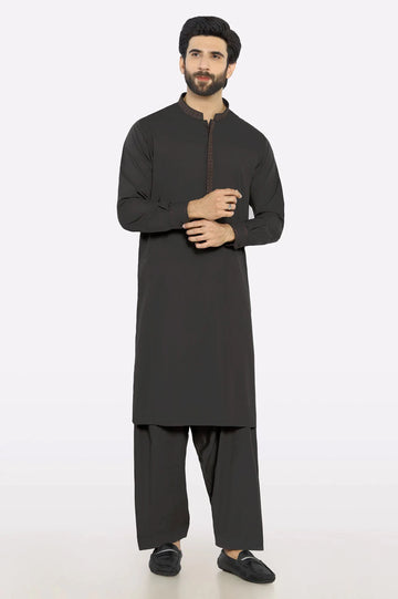 Coffee Brown Wash & Wear Fabric