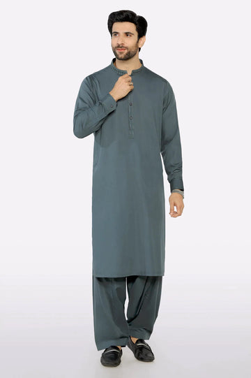 Olive Wash & Wear Fabric