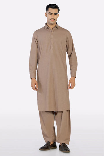 Brown Wash & Wear Fabric