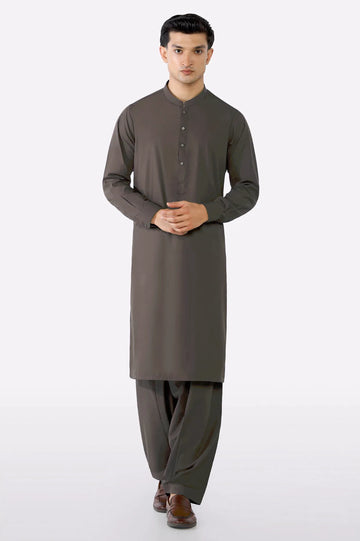Brown Wash & Wear Fabric