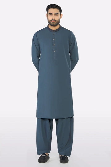 Green Wash & Wear Fabric