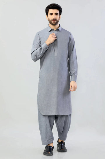 Grey Arco Wool Fabric