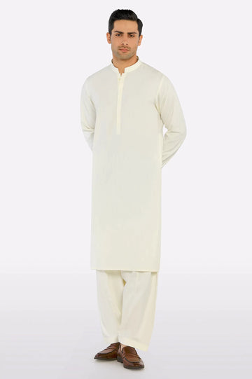 Cream Wash & Wear Fabric