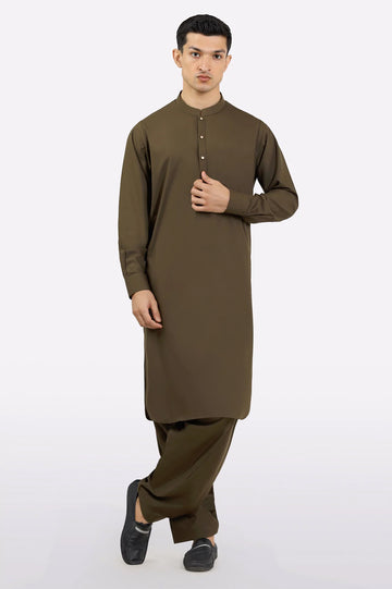 Green Wash & Wear Fabric