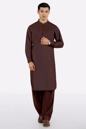 Rust Wash & Wear Fabric