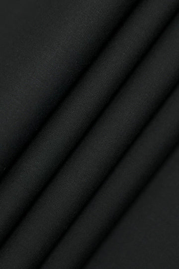 Black Wash & Wear Fabric