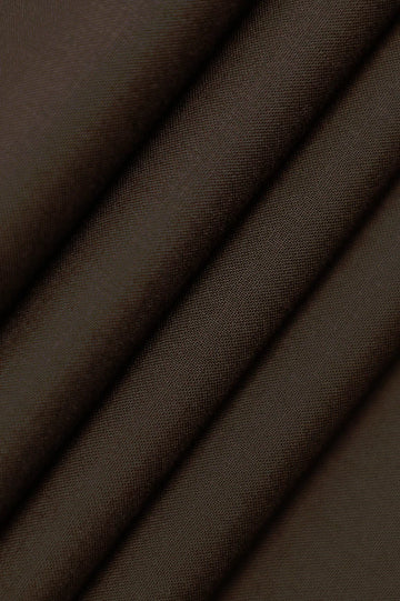 Dark Brown Wash & Wear Fabric