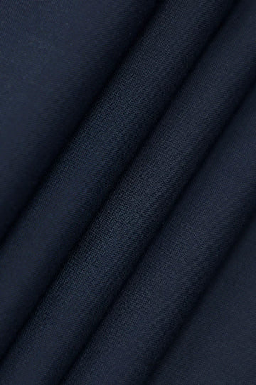 Navy Blue Wash & Wear Fabric