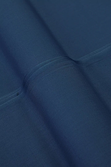 Blue Wash & Wear Fabric