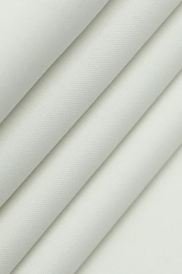 White Wash & Wear Fabric